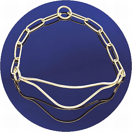 Herm Sprenger Polished Brass Show Collar